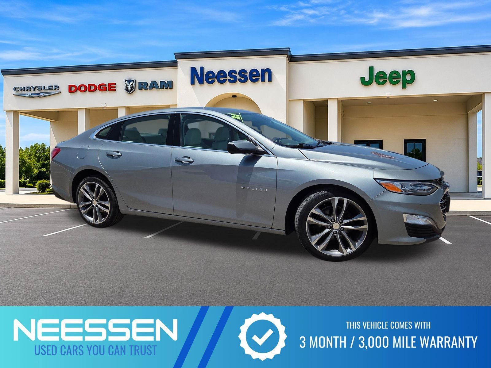 2024 Chevrolet Malibu LT 2LT in Sterling Gray Metallic — front three-quarter view