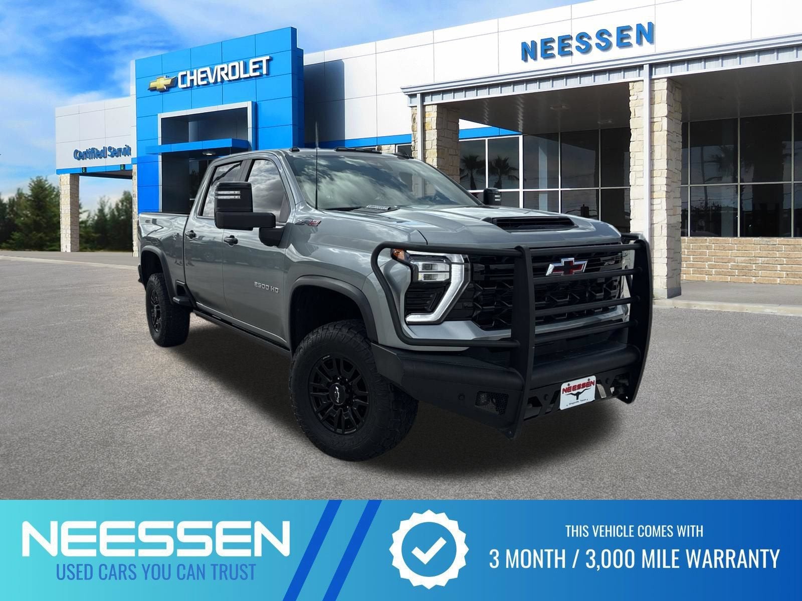 2024 Chevrolet Silverado 2500 HD ZR2 in Sterling Gray Metallic — front three-quarter view