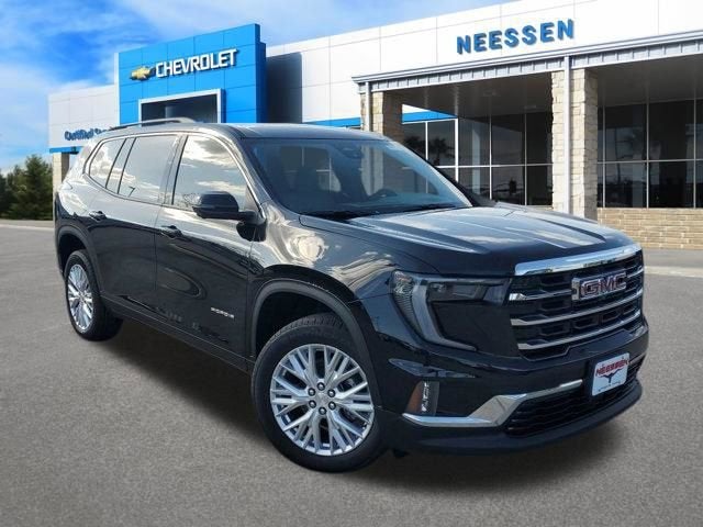 2026 GMC Acadia Elevation in Ebony Twilight Metallic — front three-quarter view