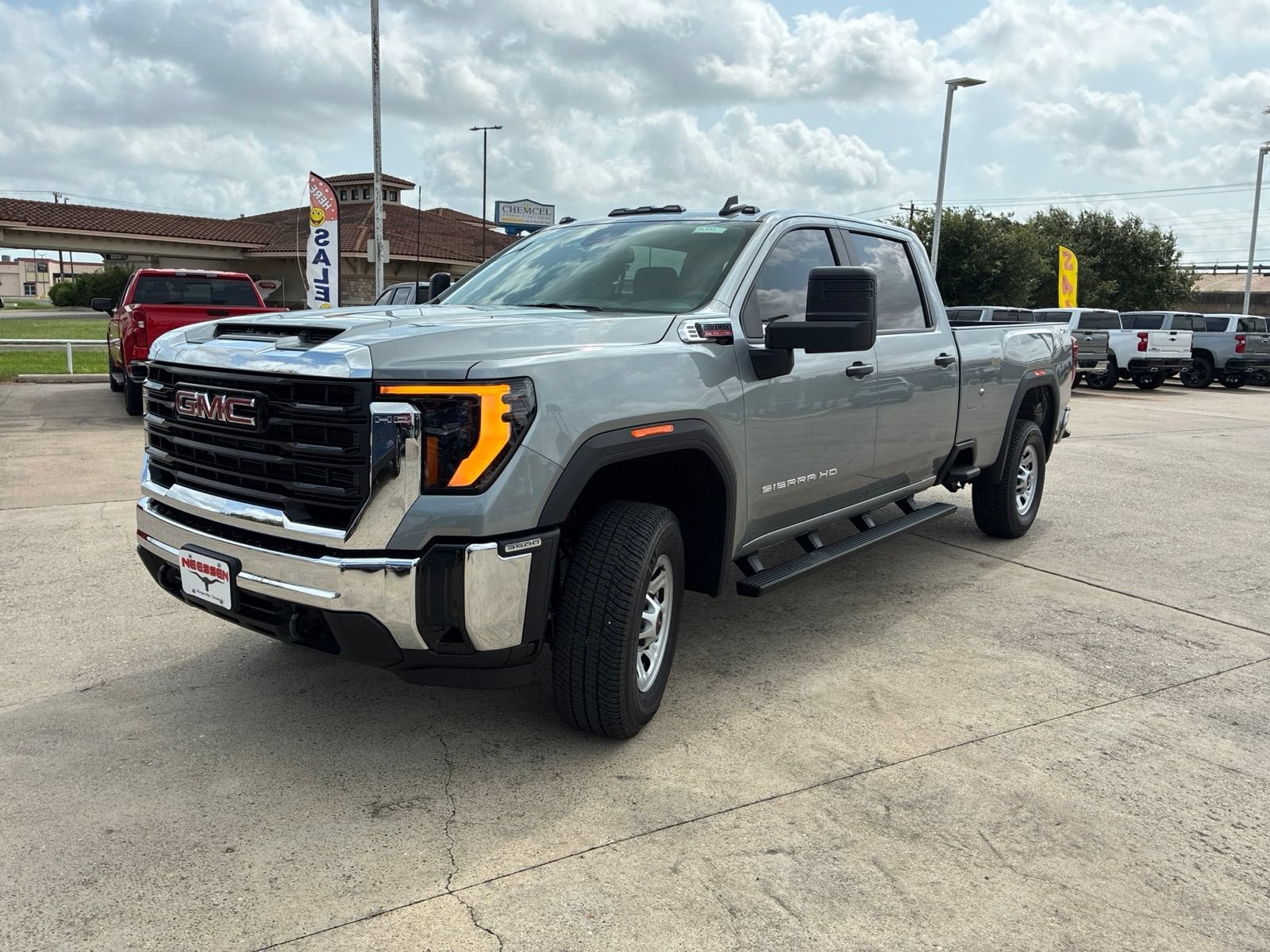 2026 GMC Sierra 3500 HD — rear three-quarter view